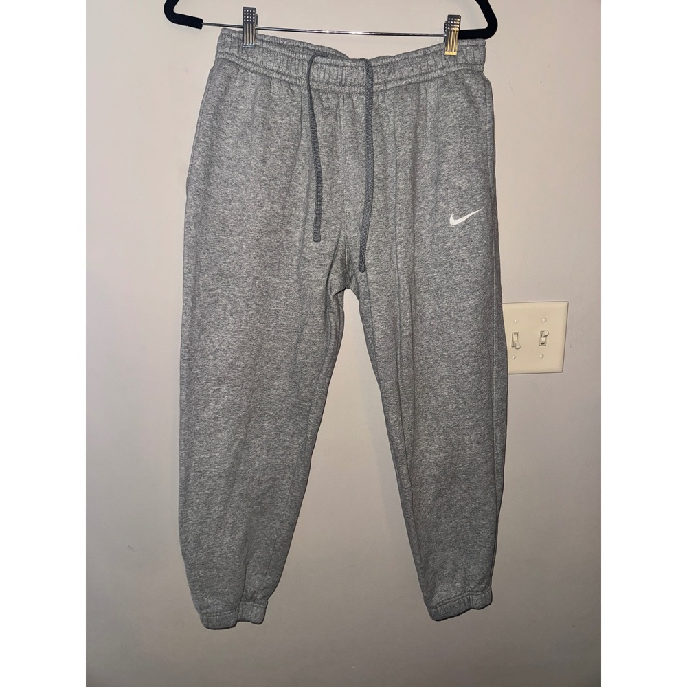 Nike Mens Club Fleece Joggers Heather Grey Sweatpants BV2671-063 Large